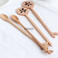 50pcs long handle mixing spoon bar stirring spoon for cocktail ice cream mixing stir spoon bar tool