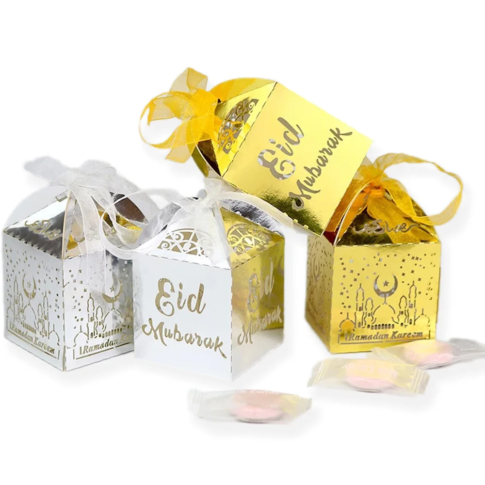 

Eid конфеты коробка украшения на Рамадан бабочка подарочная коробка декоративная бумага для вечеринок Упаковка Сумка исламский ИД мусульма...