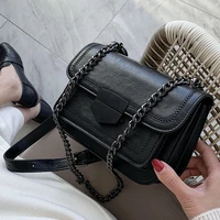 vintage flap crossbody bag fashion new high quality pu leather womens designer handbag chain shoulder messenger bag