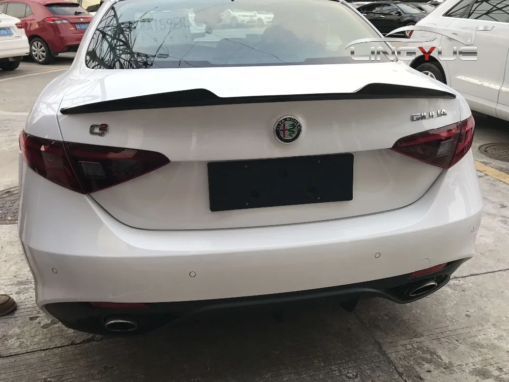 Спойлер из углеродного волокна для автомобиля Alfa Romeo Giulia 2015 2018|Спойлеры и крылья| |