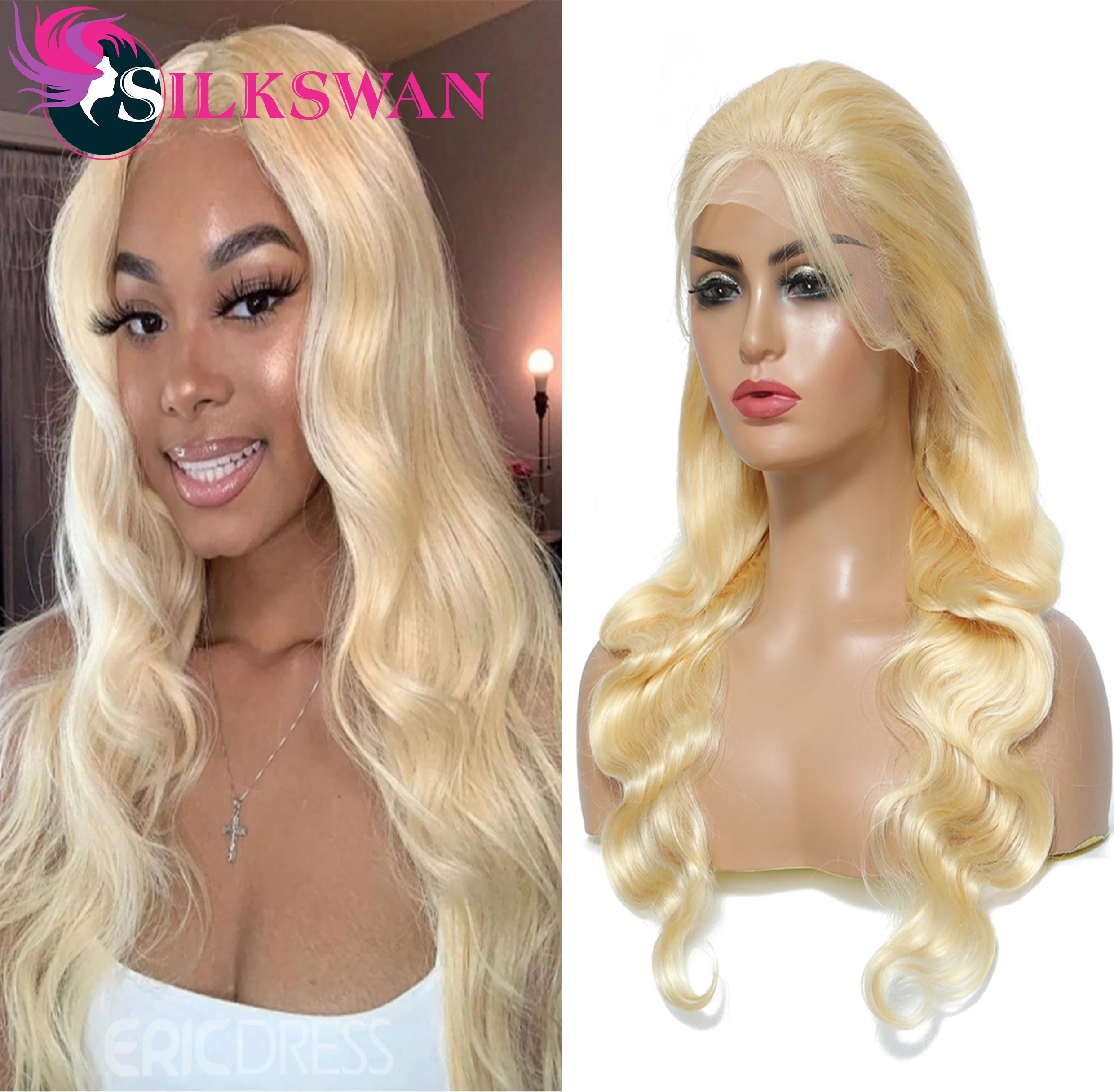 

613 светлые волнистые 13x4 прозрачные кружевные передние человеческие волосы парики бразильские парики для женщин человеческие волосы предва...