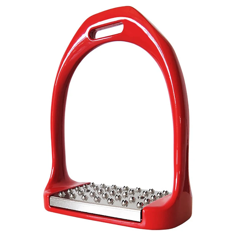 Стремя кожи на нескользящей подошве Нержавеющая сталь легкий седло для верховой