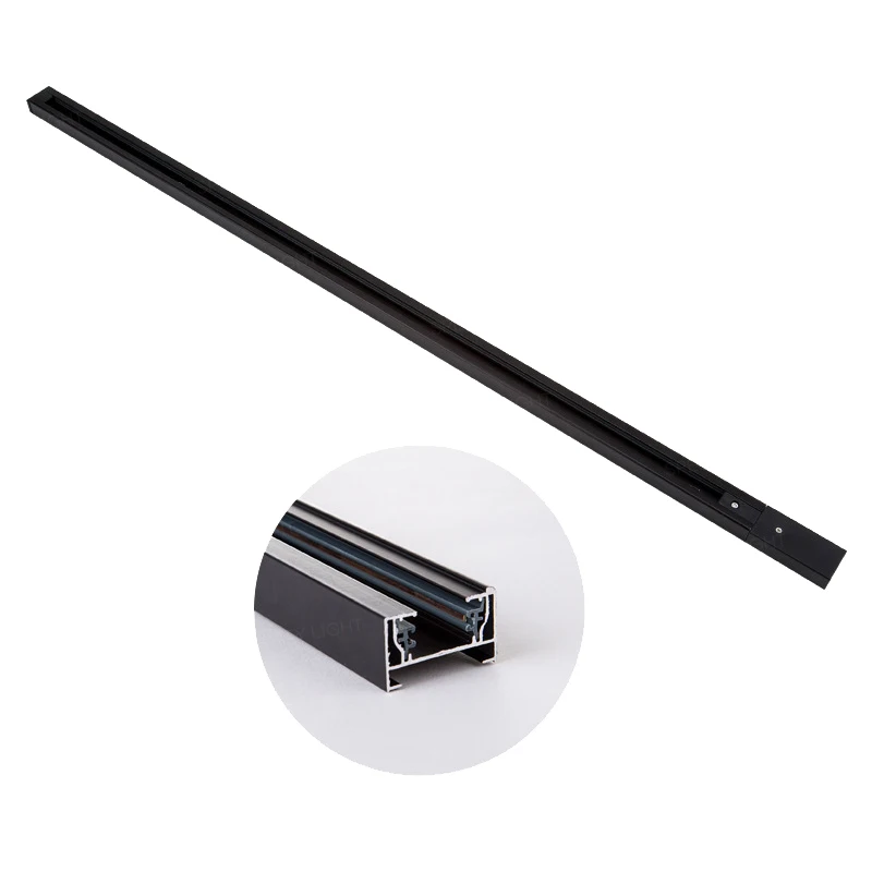 1 м светодиодный Трековый светильник 2-рейки для электрического провода