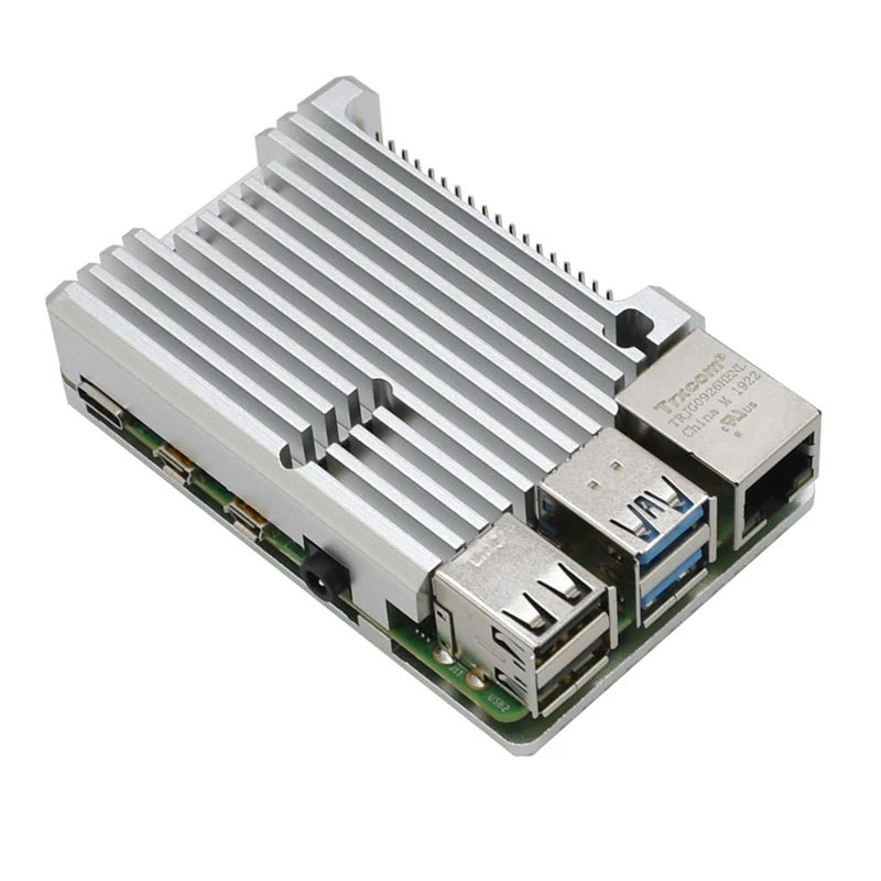 2 комплекта защитный чехол из алюминиевого сплава для Raspberry Pi 4 Model B/металлический