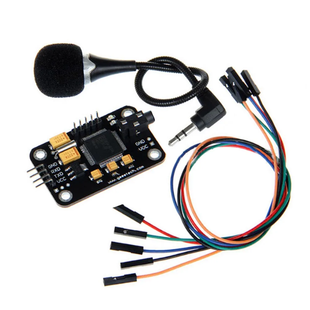 Прочный модуль распознавания голоса универсальный Джампер с черной речью и