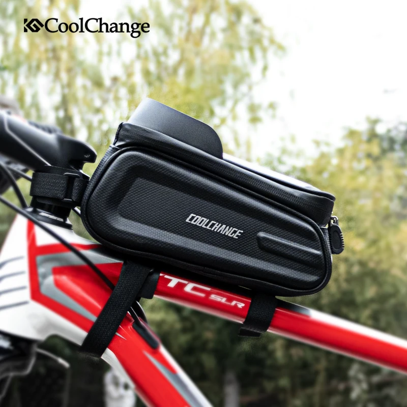 Велосипедная верхняя сумка CoolChange передняя велосипедная для горного велосипеда с