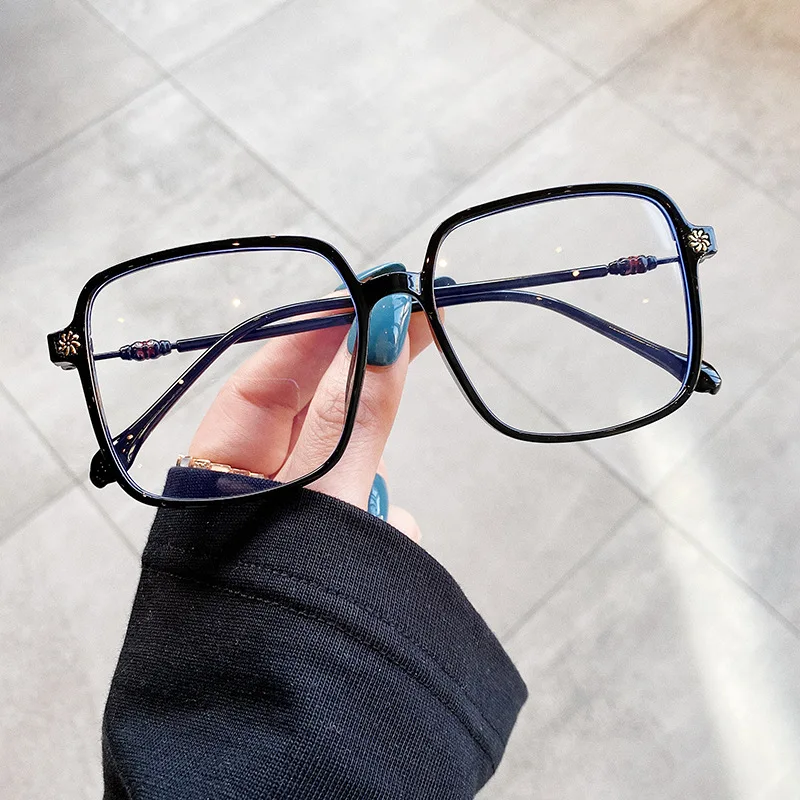 Очки для чтения унисекс квадратная металлическая оправа с защитой от