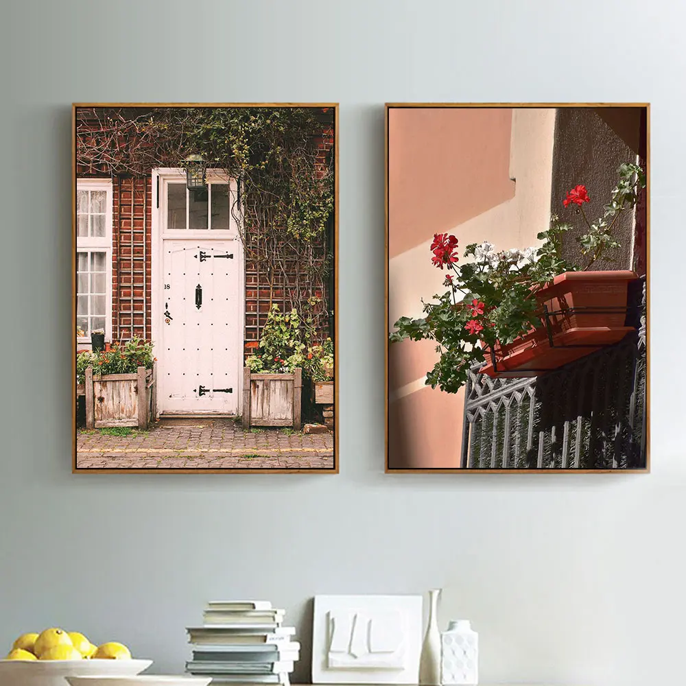 Картина на холсте с изображением розовых цветов | Дом и сад