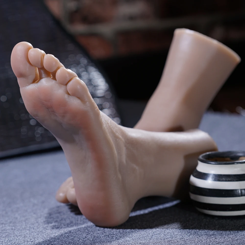 Имитация модели обуви для ног модель человеческих перевернутых шелковых чулок