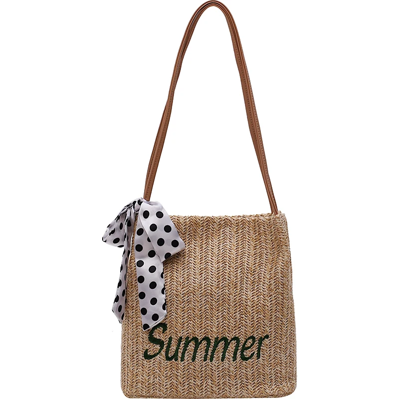 MLHJ сумка-мешок внешняя воздушная Соломенная Сумка летняя Новинка 2019 популярная