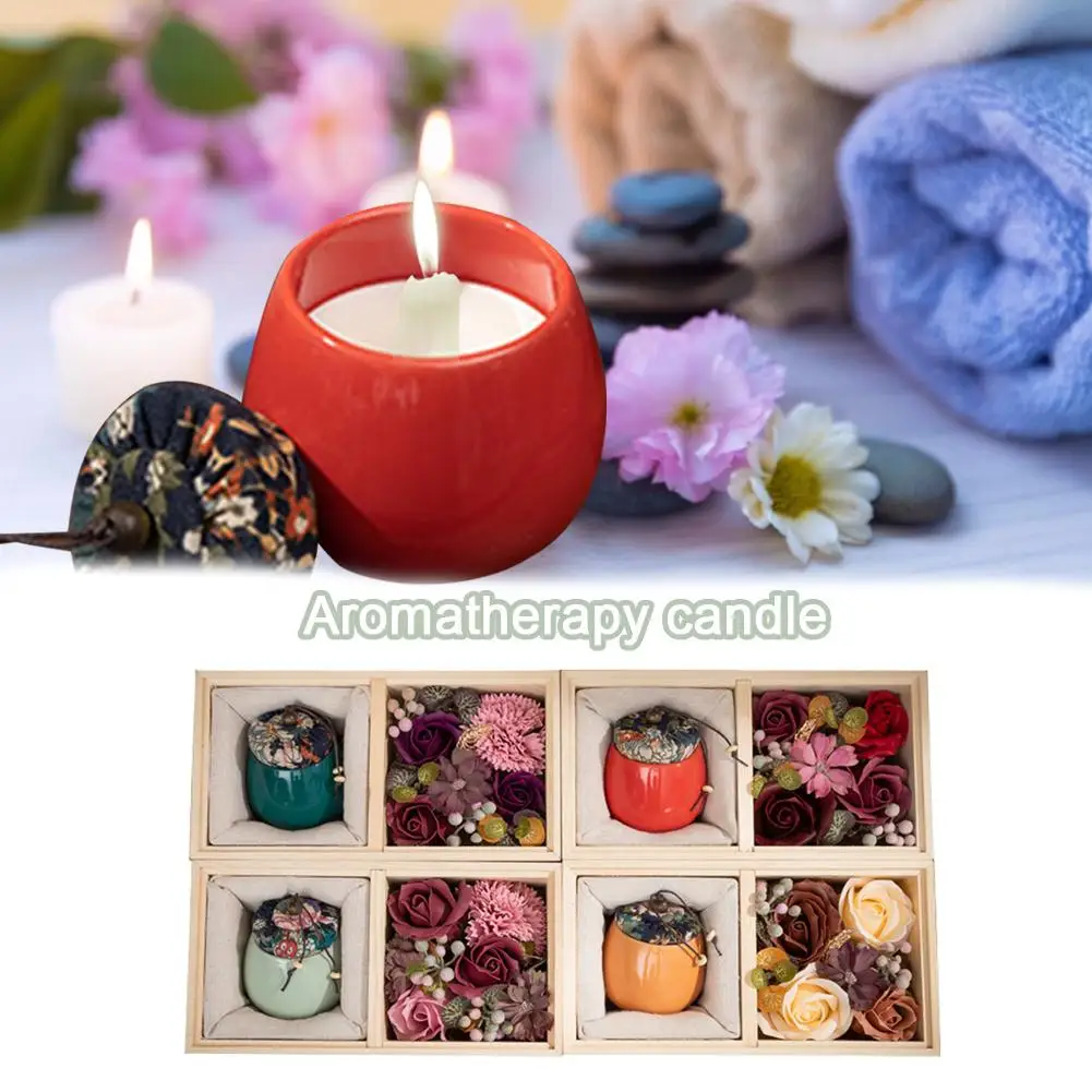 Ароматерапия свечи ароматические подарочный набор натуральный соевый воск с