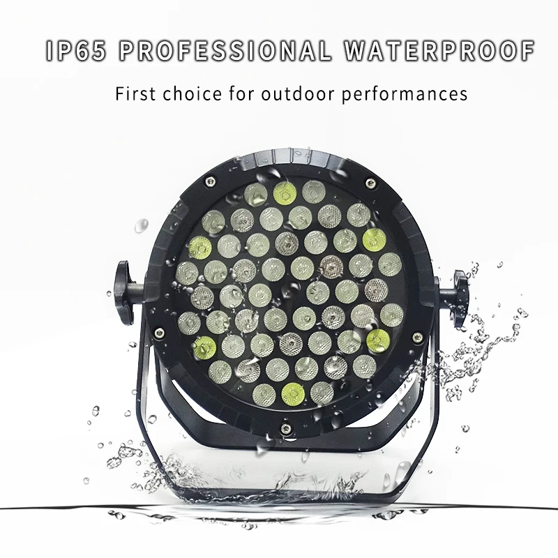 Непромокаемый сценический светильник 54*3 Вт наружный водонепроницаемый Par свет
