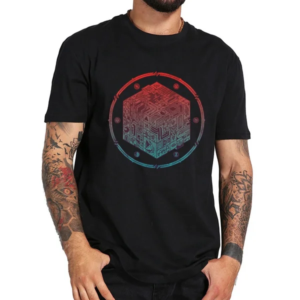 

the folly of time and space explained T Shirt Men T Shirts Short Sleeve O-Neck Cotton Mans Tshirt Tops Mans T-shirt