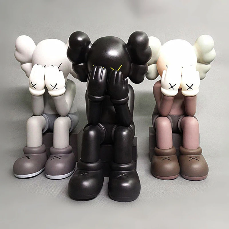 

28cm Face Covered Kawed Doll Three Colors Sesame Street Sitting Doll Figure Decoration Toy Gift For Children