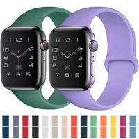 sports strap for apple watch 7 45mm 41mm iwatch band 6 5 4 se 44mm 40mm silicone bracelet wristband for iwatch3 2 42mm 38mm belt