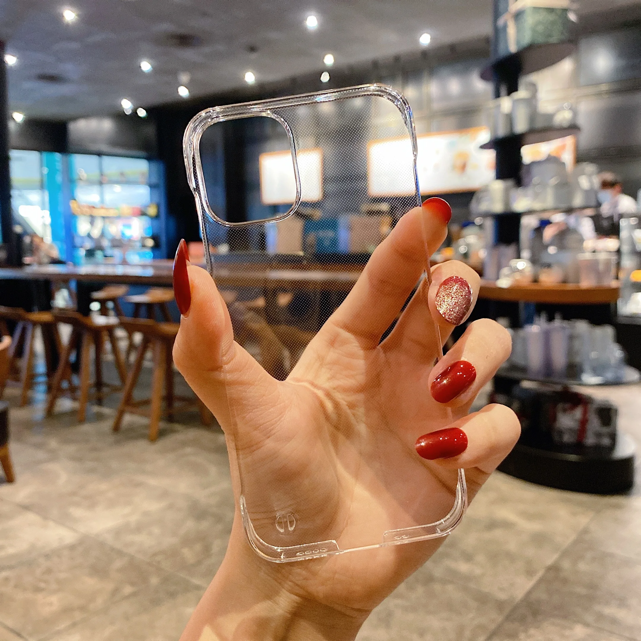 Frameless Clear Hard Plastic Ultra Thin Case For iPhone 13 Pro Max 12 Mini 11 iPhone13 7 8 Plus XS XR X SE Transparent Cover | Мобильные