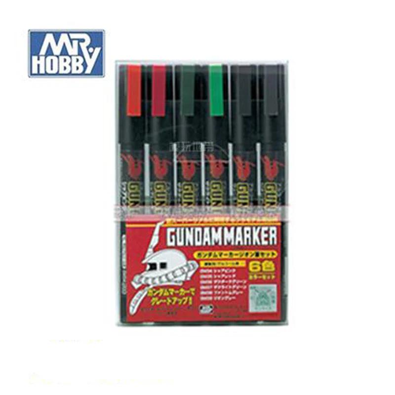 GSI Creos Mr.Hobby GMS108 набор маркеров Gundam Zeon (6 шт.)|set marker|mr & mrmr hobby |