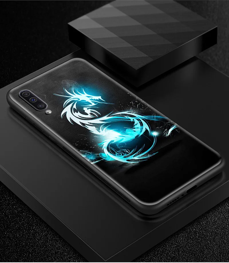 Закаленное Стекло чехол для samsung Galaxy A10 A20 A30 A40 A50 A70 A80 A6S A8S J4 плюс M10 M20 M30 S9 S10+ рисунок животных Чехлы
