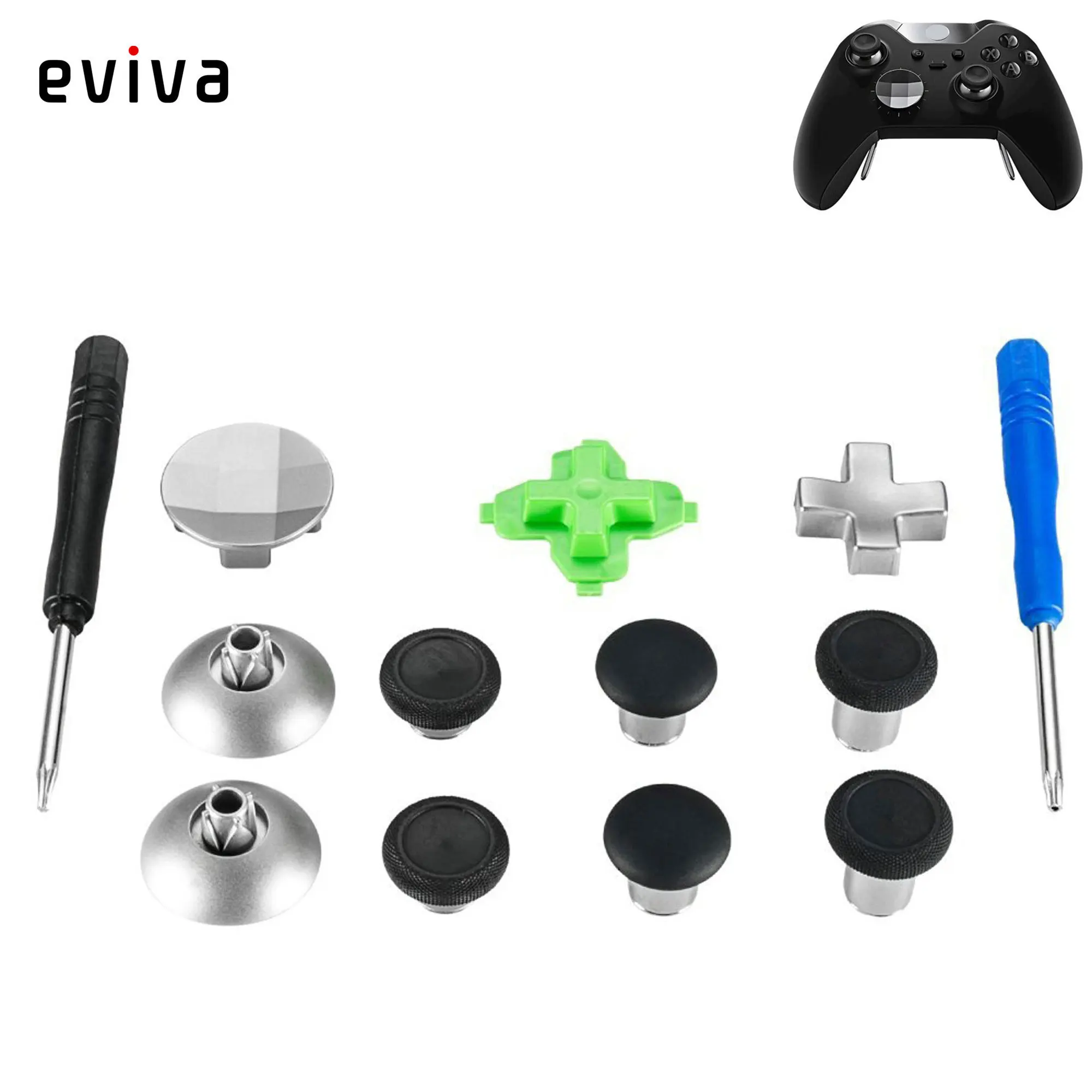 Thumbsticks для XBOX ONE Elite Controller металлический бампер кнопка переключения аналоговые
