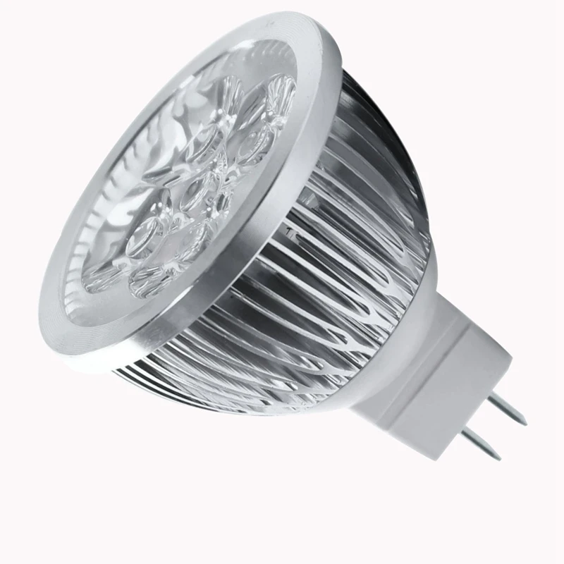 4W Диммируемая лампа MR16 LED/3200K Теплый белый прожектор/Эквивалент 50 Вт, цоколь Bi Pin GU5.3/330 Люмен, угол излучения 60 градусов для вкл.