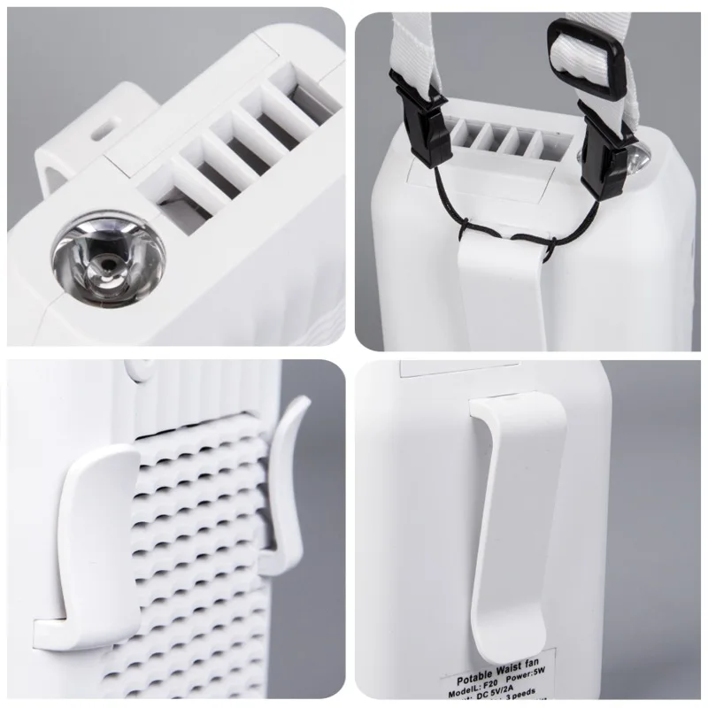 Мини-вентилятор cecotec 4000 мАч 3 скорости светодиодный светодиодной подсветильник