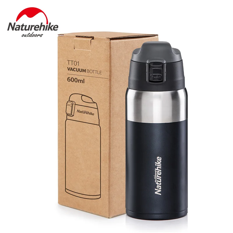 Двухслойная Вакуумная бутылка Naturehike из нержавеющей стали спортивные бутылки