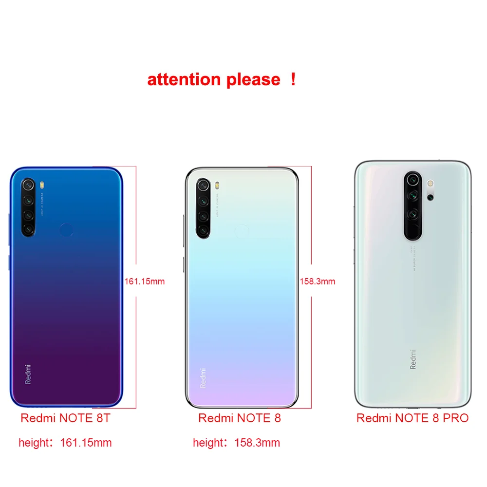 For xiaomi Redmi Note 8T Case Soft Silicon covers For xiaomi Redmi Note 8 Case T Fundas On Redmi NOTE 8 PRO Coque black tpu case