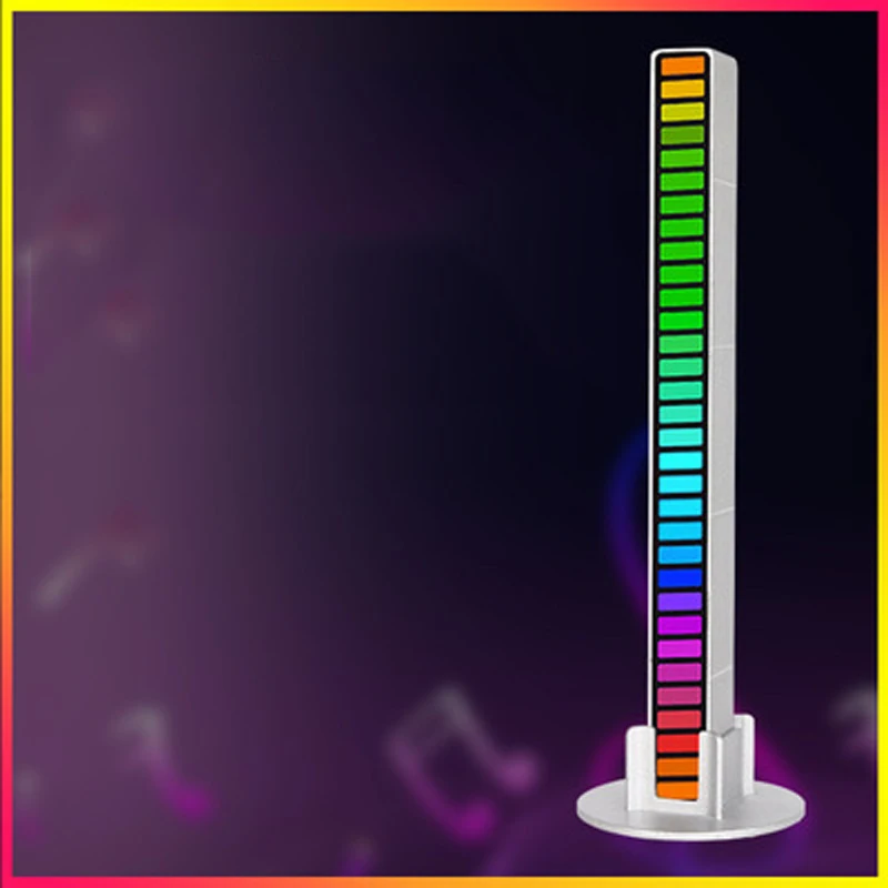 

Voice Control Stereo Music Sensor Light for Car Player USB Energy-Saving Lamp Party Atmosphere Light