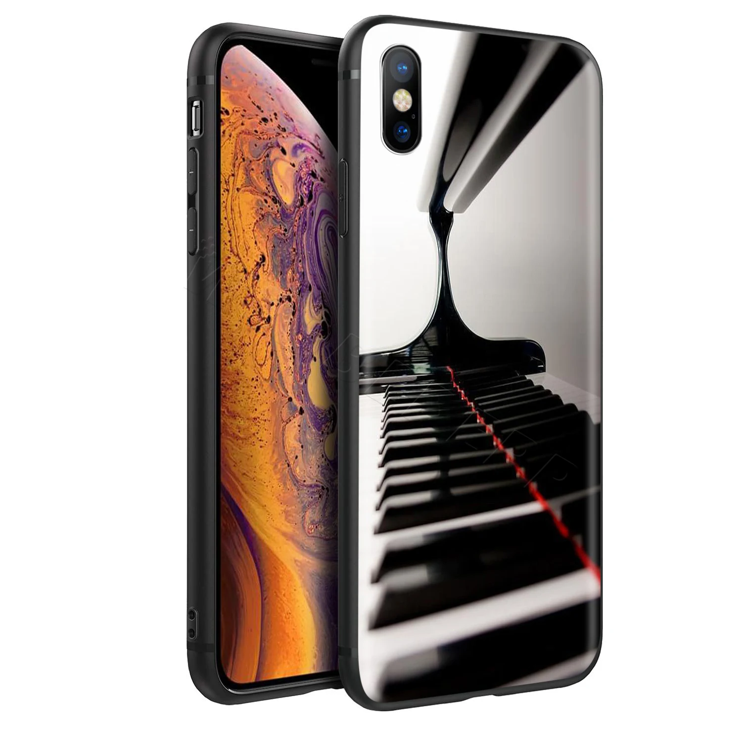 Чехол с музыкальной клавиатурой Webbedepp для Apple iPhone 12 Mini 11 Pro XS Max XR X 8 7 6 6S Plus 5 5S SE |