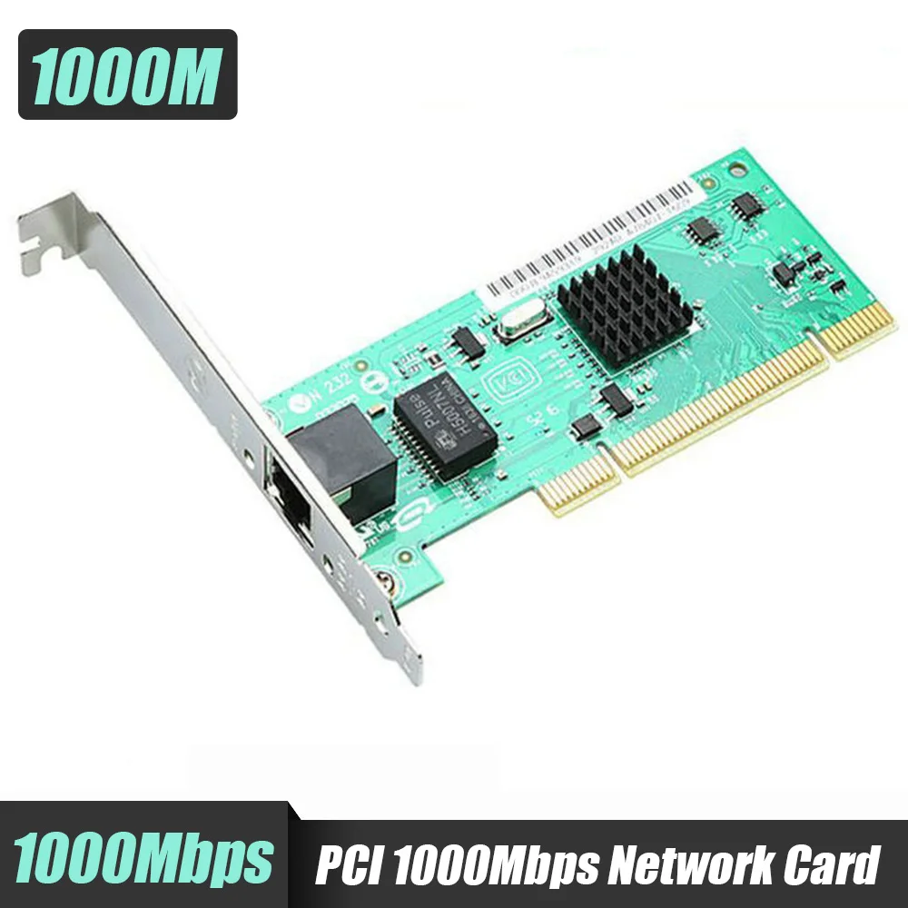 

PCI гигабитная сетевая карта 82540, чип 1000 Мбит/с, RJ45 бездисковый Ethernet-адаптер, LAN-карта для Windows XP/Win7/8/8.1/10