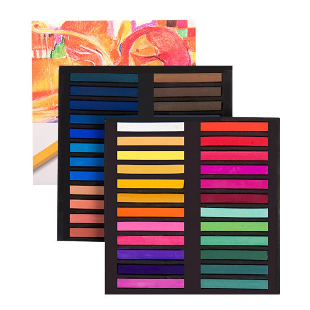 Мягкий пастельный набор квадратные пастельные мелки наборы для художника