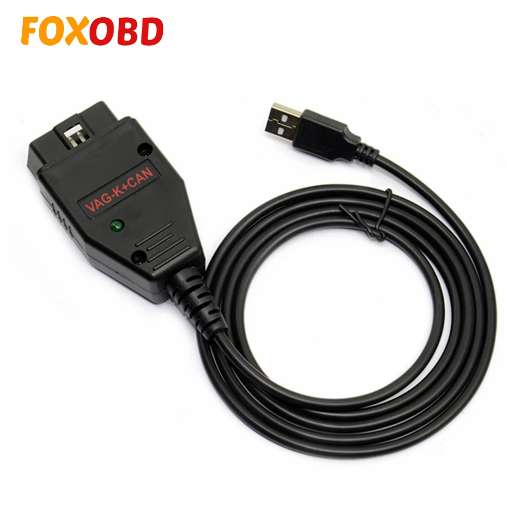 Диагностический сканер OBD 2 VAG K + CAN Commander 1 4 диагностический OBDII COM Кабель для vag