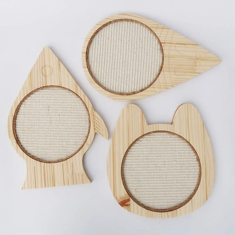 Cat деревянный скребок царапин щит пластина игрушки|Мебель и когтеточки| |