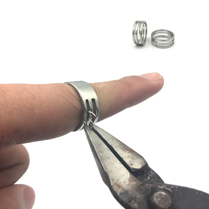 Кольцо из нержавеющей стали с открытым золотом DIY Украшение соединитель ожерелье