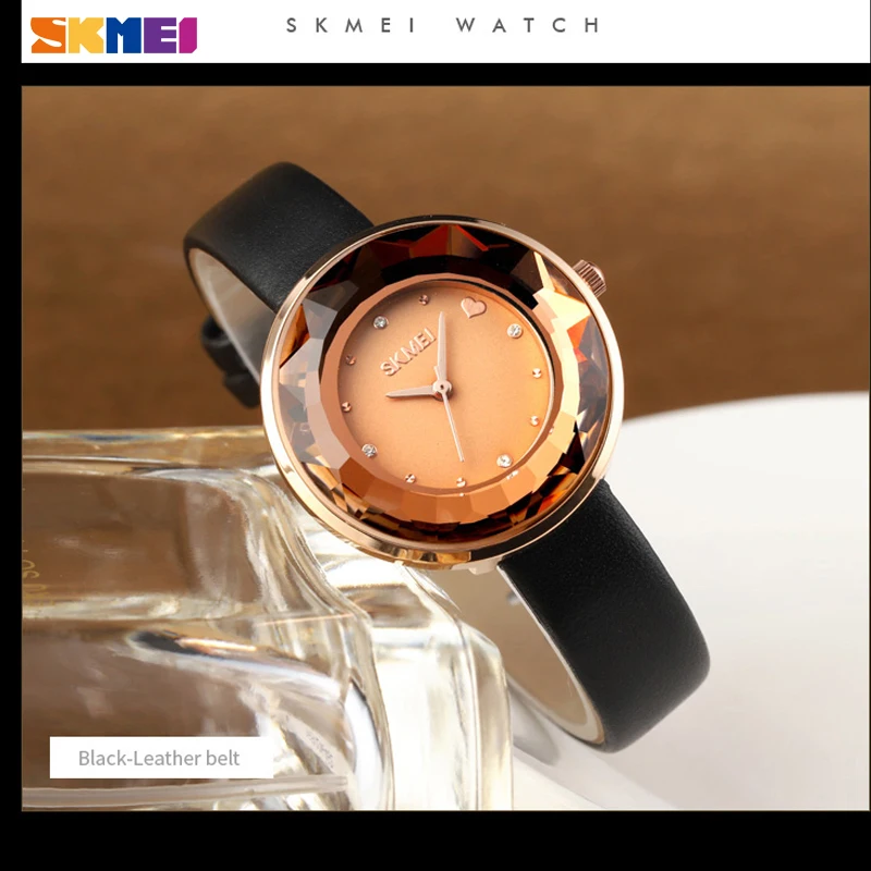 SKMEI женские часы модные повседневные кварцевые Топ люксовый бренд