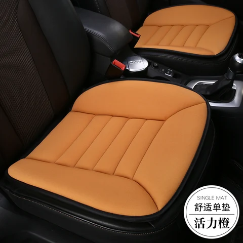 Дышащая подушка для автомобильного сиденья, мягкая и Толстая Подушка из пены с эффектом памяти, Нескользящая подушка для сиденья водителя, удобный и безопасный защитный чехол для сиденья