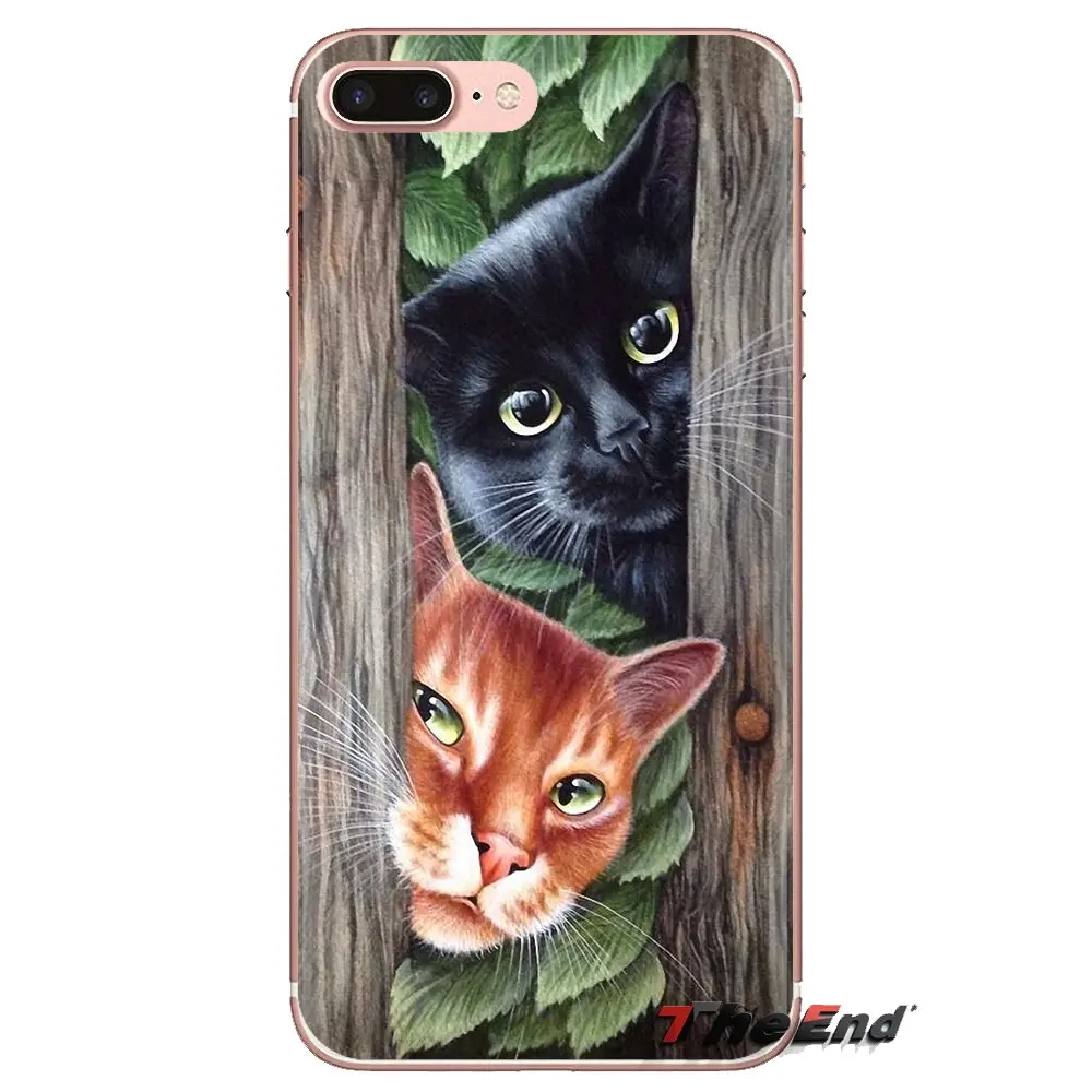 Серые Мягкие прозрачные чехлы Fantasy Cat для Huawei Honor 5A lyo-l21 Y6 II Compact Y5 2 Y5II mate 10 Lite Nova 2i 9i |