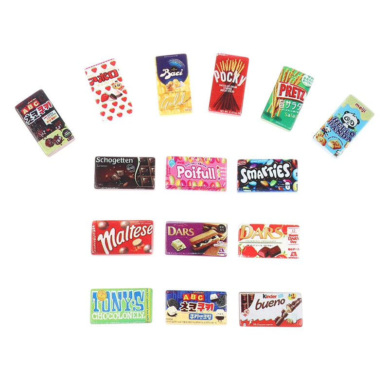 10 шт./лот миниатюрный кукольный домик супермаркет еда резиновые закуски декор