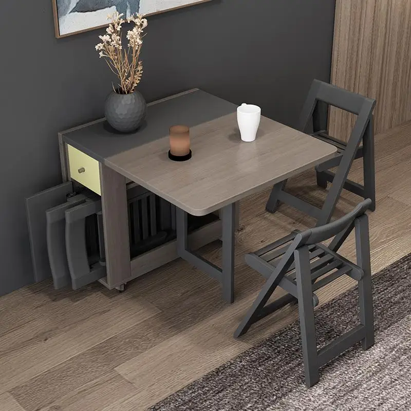 Esstisch Room Tablo Redonda Ouro Tavolo piegevole обеденный набор Yemek Masasi De Jantar Mesa складывающийся стол |