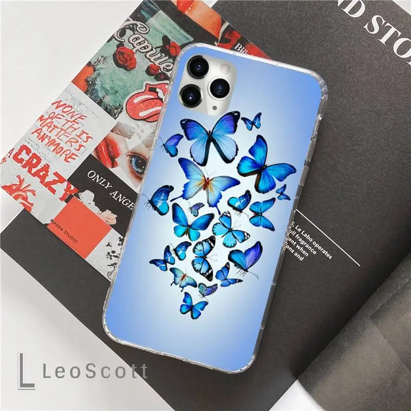 

butterfly bling Phone Case For iphone 12 5 5s 5c se 6 6s 7 8 plus x xs xr 11 pro max mini