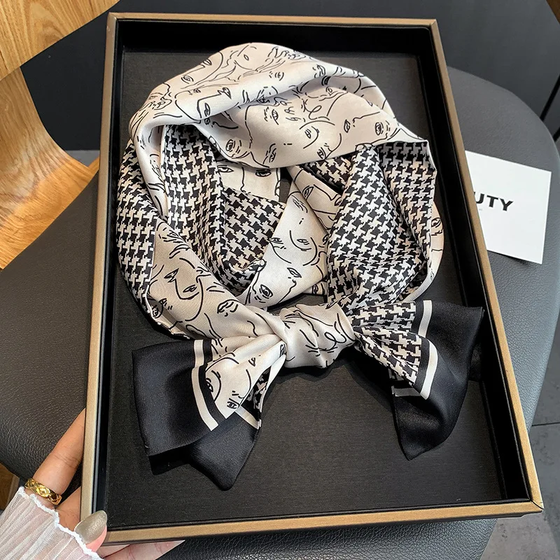 Роскошный длинный ободок для волос с рисунком лошади цветочный дизайнерский