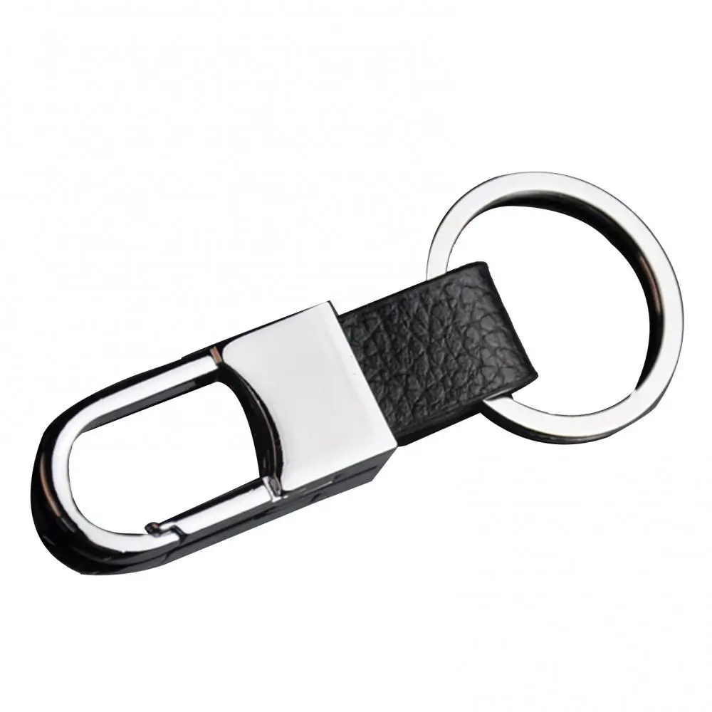 

Men Fashion Simple Cool Faux Leather Strap Keyring Keychain Key Chain
