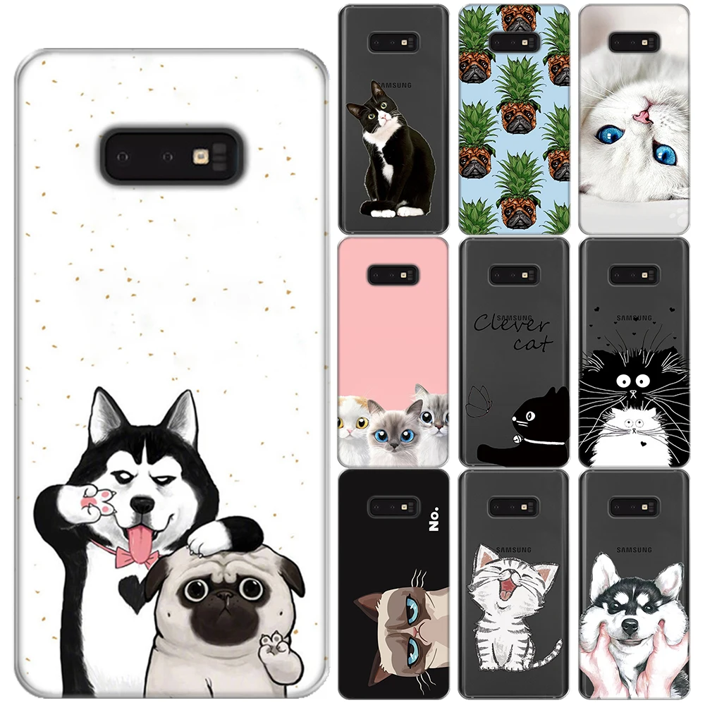 Силиконовый чехол для Samsung Galaxy S8 S9 S10 S20 Plus Ultra 5G S10E S7 Edge Note 10 Pro 9 8|Бамперы| |