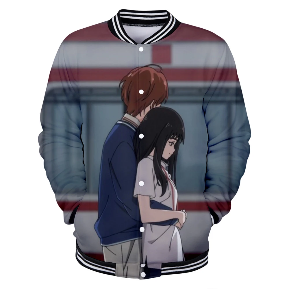 

Anime Wonder Egg Priority Sweatshirt 3D Tracksuit Cute Baseball Jackets Women/Men Cartoon Streetwear Casual Clothes Plus Size