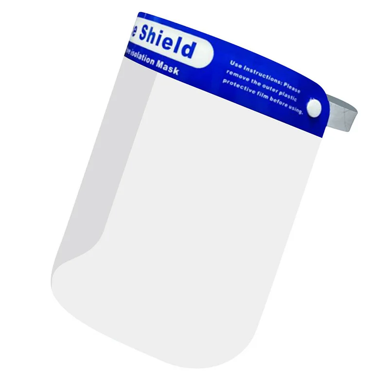 Прозрачный пластиковый чехол для лица с защитой от пыли и запотевания |