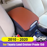 for toyota land cruiser prado fj150 2010 2019 2020 car armrest pad cover cushion support box armrest top mat liner accessories