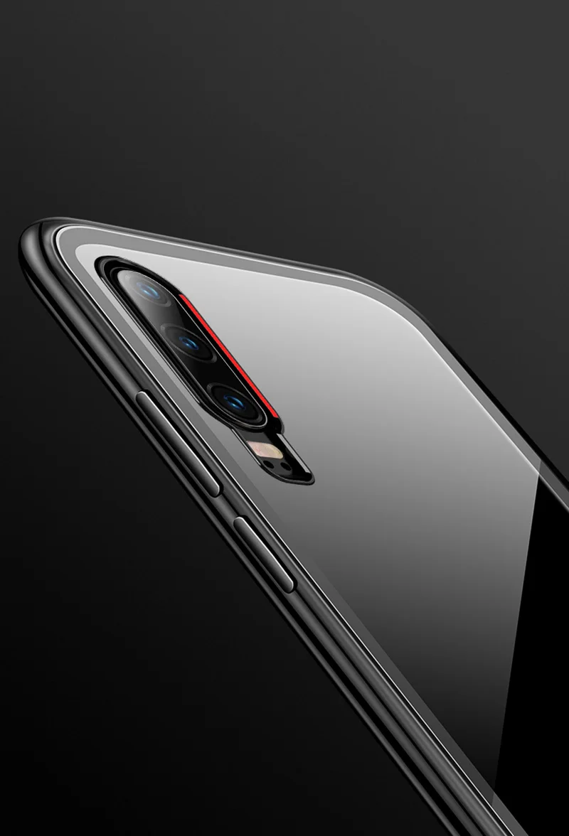 Металлический магнитный стеклянный чехол для huawei P20 P30 Lite P Smart Z Y6 Y7 Y9 Prime Honor 8X9X20 mate 30 Nova 3 3i 5i 5 Pro