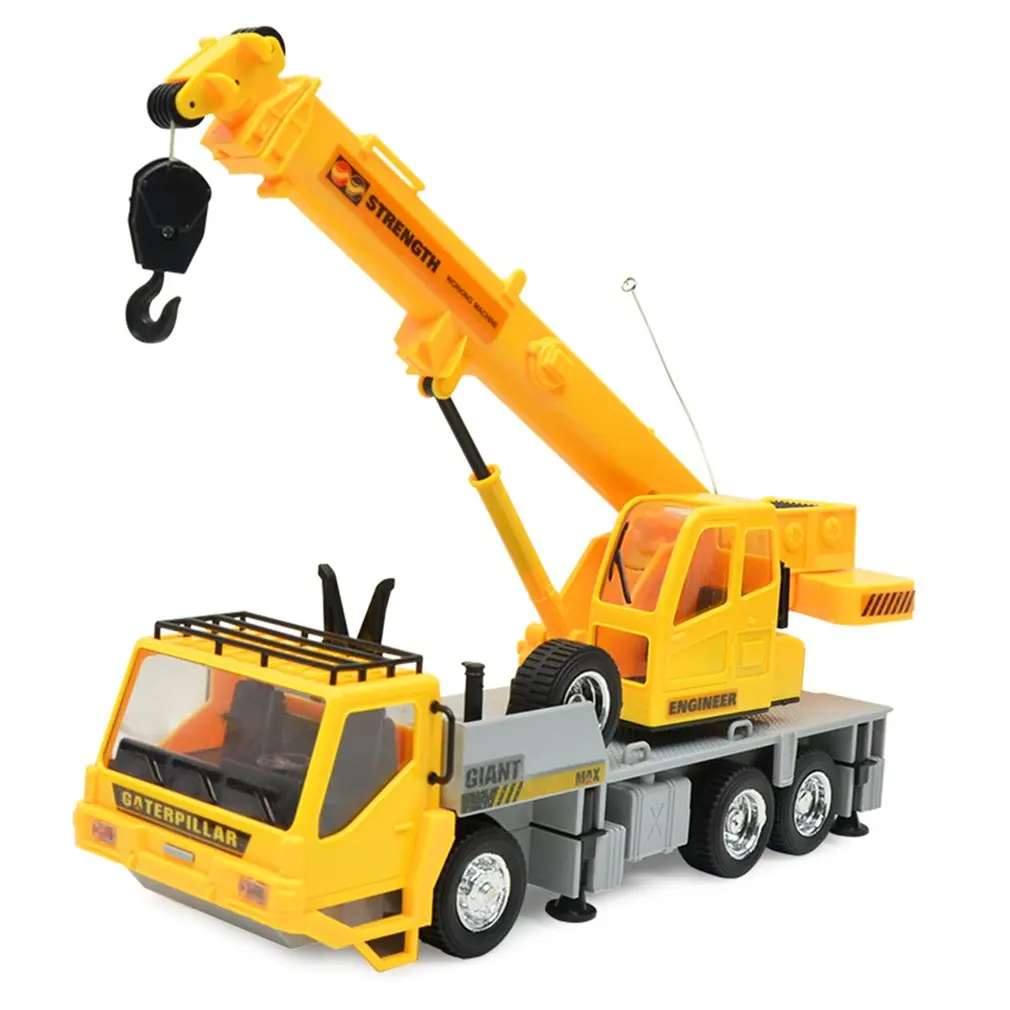 

Children Gift Remote Control Crane Hobby Kid Lift Construction Engineering Car Model Machinery Tower Cable Mining Car Tower Toy