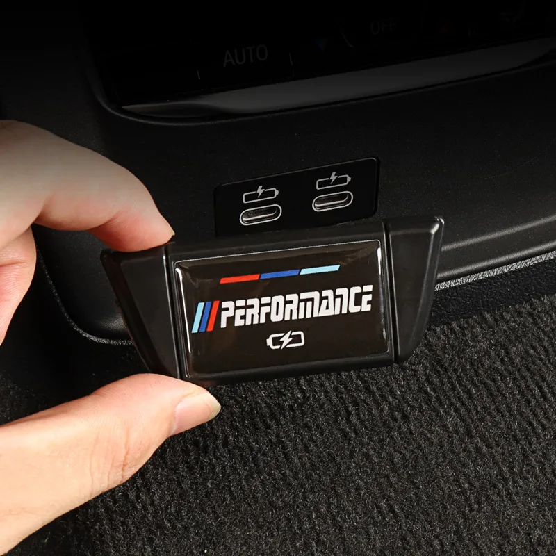 

Car Interior Stickers for BMW 1 Series 6GT New 3 Series 5 Series X3 X1 X2 Rear Charging USB Protective Cover Decoration Stickers