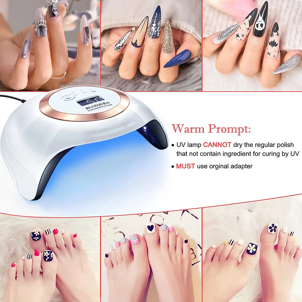 

168W Nail Dryer 42 LEDs Lamp For Nails Uv Lamp For Drying All Gel Polish With Motion Sensing Manicure Pedicure Salon Tool